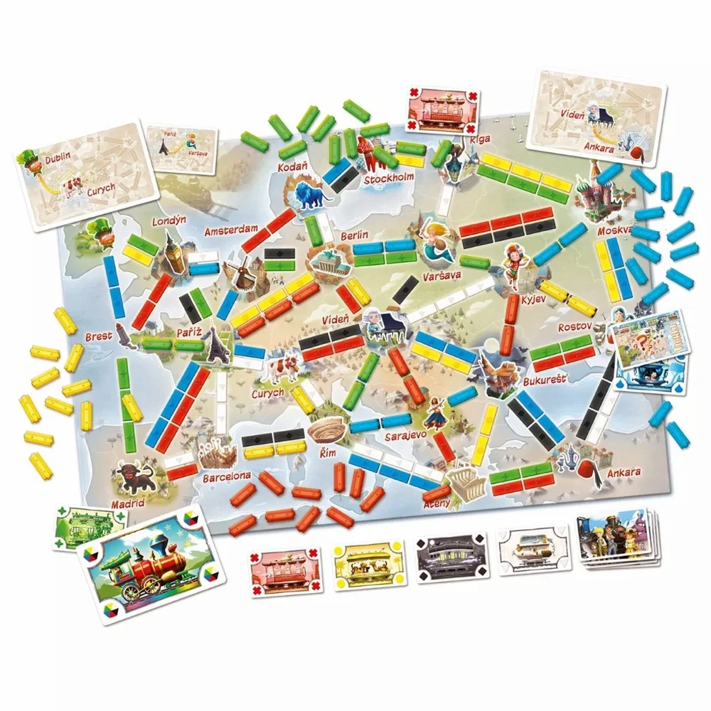 Ticket to Ride: First Journey Train Adventure Board Game — Days Of Wonder NEW